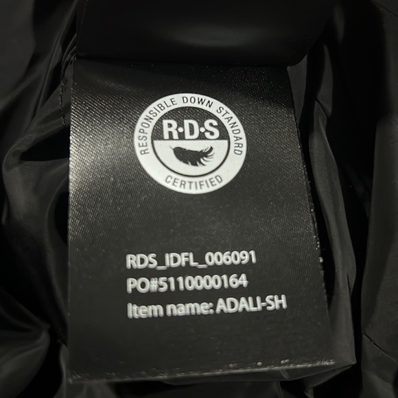 MACKAGE ADALI-SH BLACK/NATURAL S - Brand New Ladies Coat - Picture 5 of 5